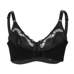 سوتین زنانه لین مدل فنردار کد 4680-602 رنگ  مشکی