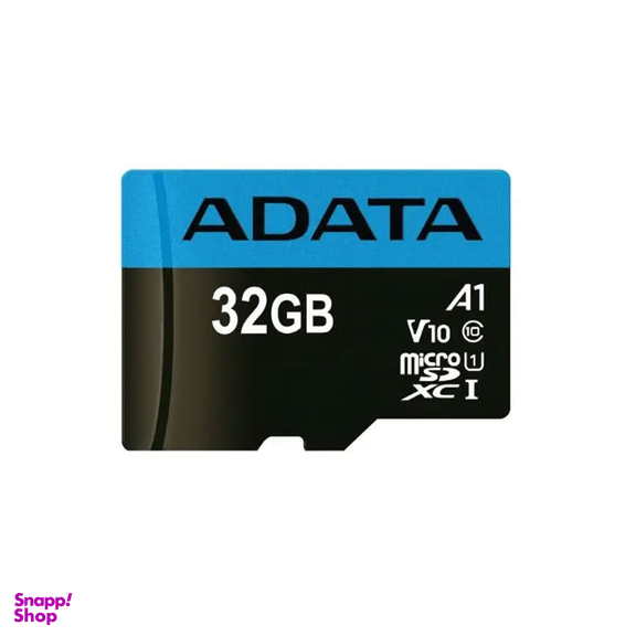 کارت حافظه microSDHC ای دیتا مدل Premier V10 A1 کلاس 10 استاندارد UHS-I سرعت 100MBps ظرفیت 32 گیگابایت