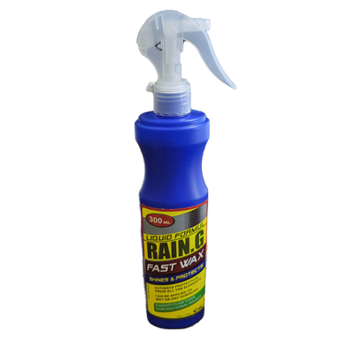 اسپری معطر تمیز کننده و براق کننده چند منظوره RAIN.G رنگ آبی حجم 300 میلی لیتر