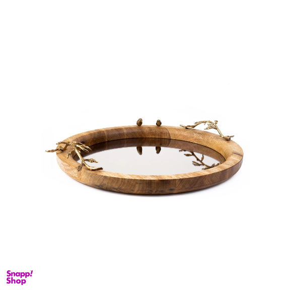 سینی گلد کیش مدل آینه ای کد GK829505