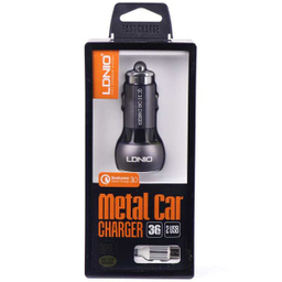 شارژر فندکی الدینیو مدل C503Q همراه با کابل usb-C