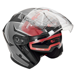 کلاه کاسکت بدون فک ردلاین مدل 965 Grey Twilight