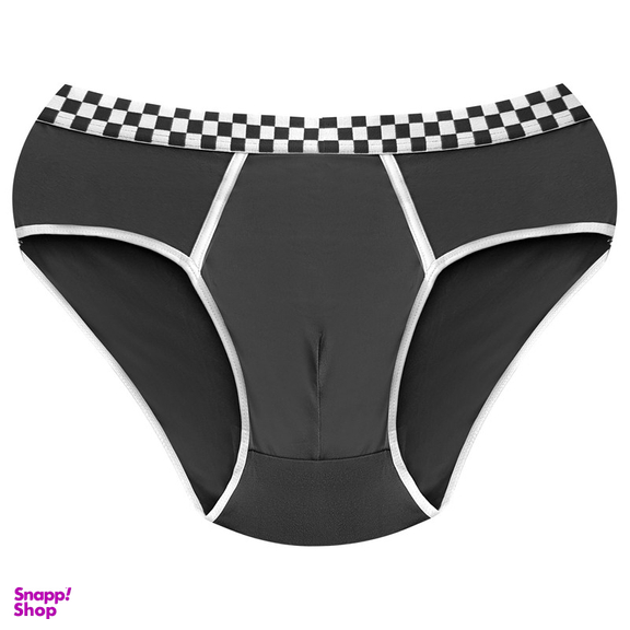 شورت اسلیپ مردانه ماییلدا مدل چهارخانه کد 5208 رنگ خاکستری تیره
