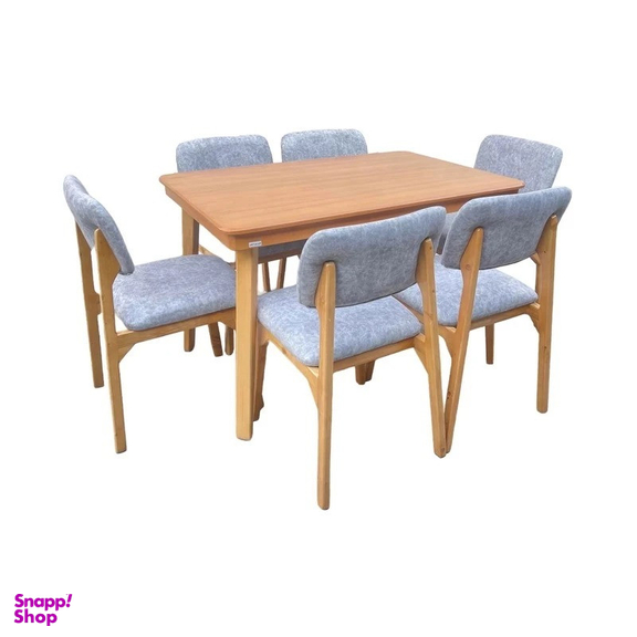 میز و صندلی ناهارخوری شش نفره گالری والریان مدل M-CH-406