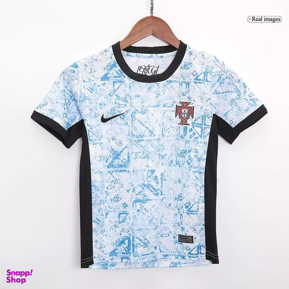 ست پیراهن و شورت ورزشی پسرانه مدل پرتغال Away 2024