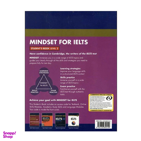 کتاب Cambridge English Mindset For IELTS 2 اثر جمعی از نویسندگان انتشارات کمبریج