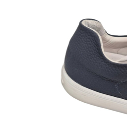 کفش طبی مردانه چرم ریباری مدل P2 رنگ آبی تیره