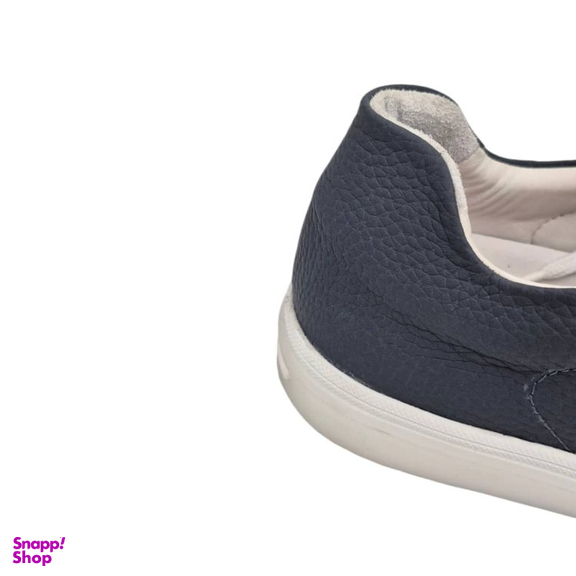 کفش طبی مردانه چرم ریباری مدل P2 رنگ آبی تیره