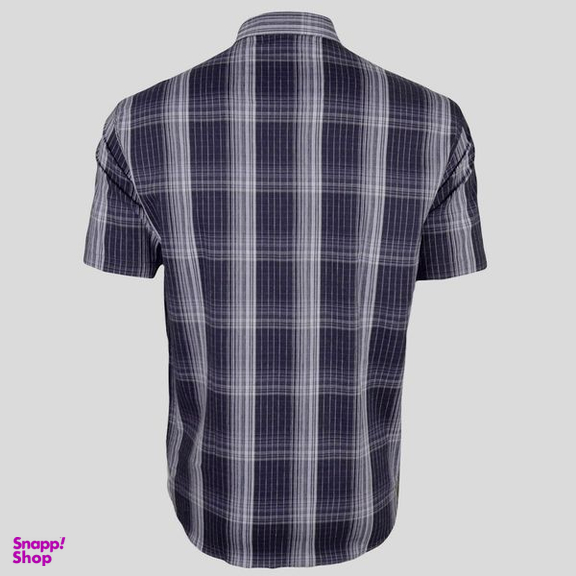 پیراهن پسرانه مدل نخ پنبه چهارخانه  829003052  رنگ آبی نفتی