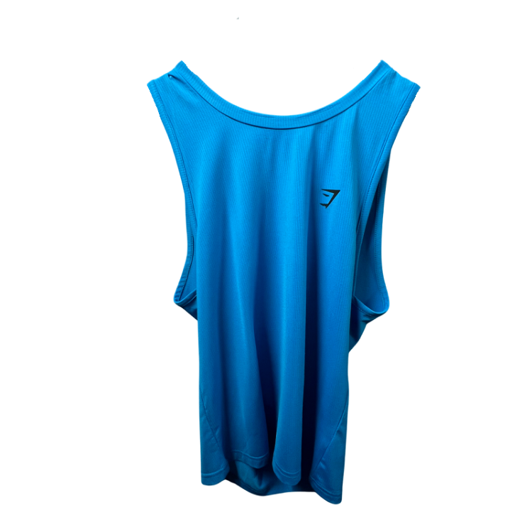 تاپ ورزشی زنانه طرح جیمشارک کد 1010031 رنگ آبی