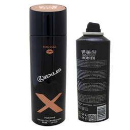 اسپری بدن زنانه رودیر مدل LEXUS ROSE حجم 200 میلی لیتر