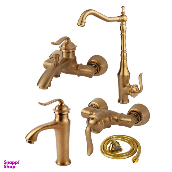 ست شیرآلات کسری مدل دانوب کد 02 مجموعه 5 عددی