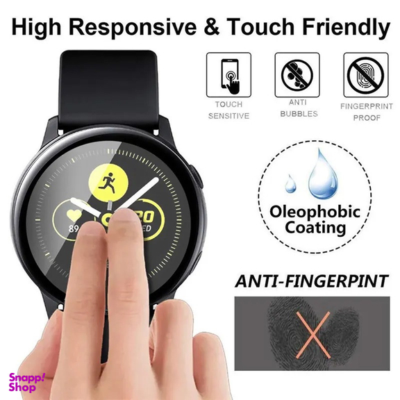 محافظ صفحه نمایش بوف مدل FullGlue-Flexible-G مناسب برای ساعت هوشمند سامسونگ Galaxy Watch 4/5 /Active 2/1 40mm