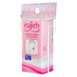 پد پاک کننده آرایش صورت ناژه مدل 02 بسته 90 عددی