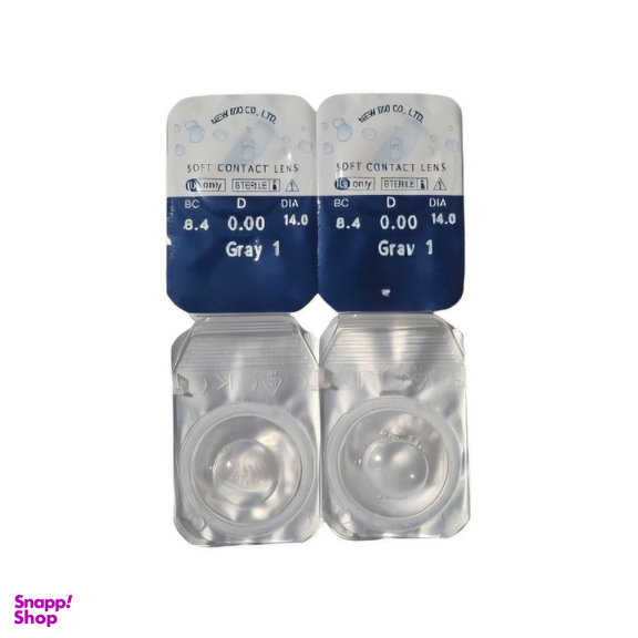 لنز چشم سالیانه نیوویژن رنگ Gray 1 شماره 1