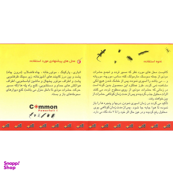 اسپری حشره کش کامن مدل Powerfull حجم 460 میلی لیتر مجموعه 2 عددی