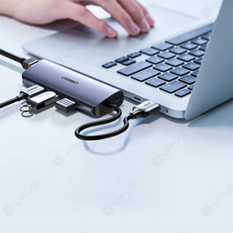 هاب 3 پورت Type C به USB 3.0 با پورت LAN یوگرین مدل CM252