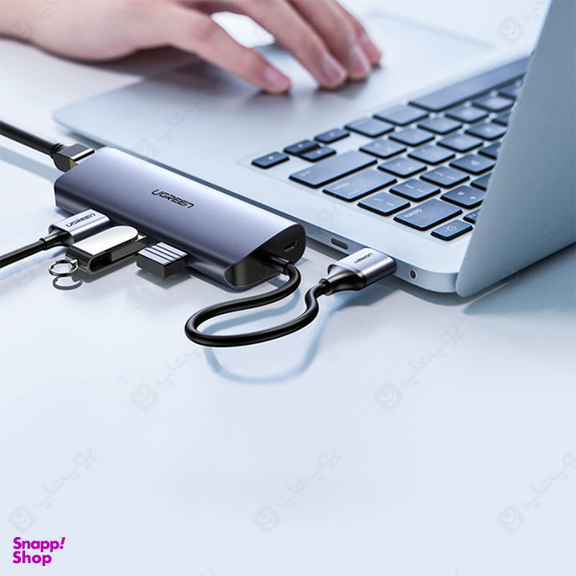هاب 3 پورت Type C به USB 3.0 با پورت LAN یوگرین مدل CM252