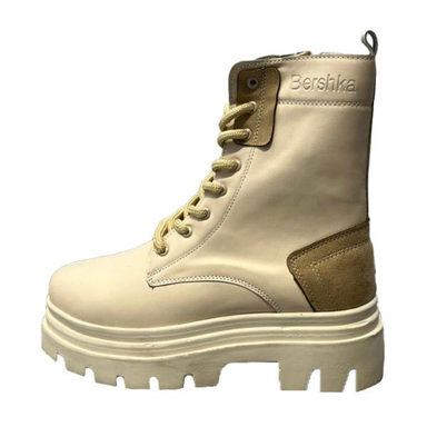نیم بوت زنانه مدل برشکا کد 1253 رنگ کرم
