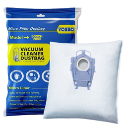 کیسه جاروبرقی روسو مدل پاکت میکرو نایلونی بوش 2000 بسته 4 عددی