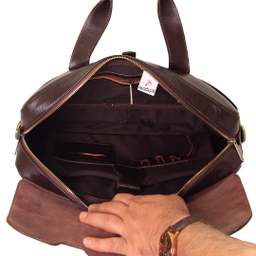 کیف اداری مردانه چرم بارز مدل DL66