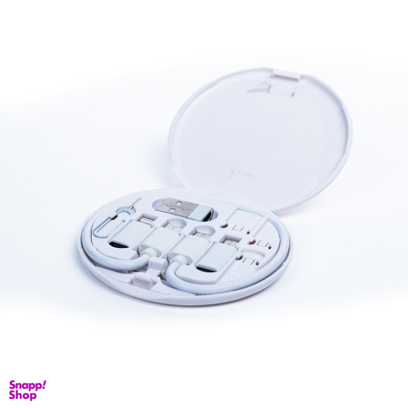 کابل تبدیل USB-C به USB-C و لایتنینگ و USB و micro-USB فوربری مدل RC190 طول 0.23 متر