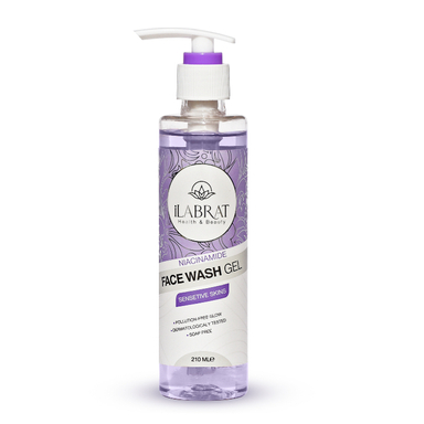 ژل شستشو صورت ایلابرت نیاسینامید حجم 210 میلی لیتر