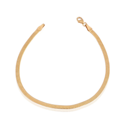 دستبند طلا 18 عیار زنانه میو گلد مدل هرینگبون کد BR506 سایز 18.5 سانتی متر