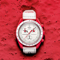 ساعت مچی عقربه ای طرح امگا مدل Mars