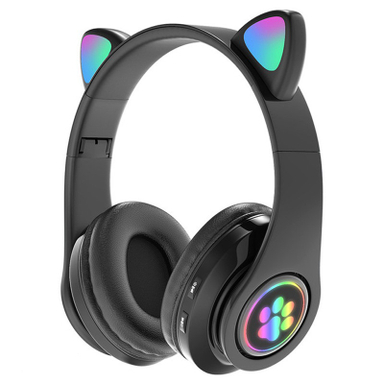 هدفون بی سیم طرح گربه ای مدل STN28