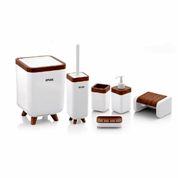 ست سرویس بهداشتی اطلس مدل ژیوار مجموعه 6 عددی