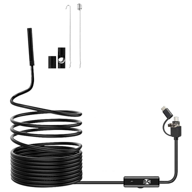 دوربین آندوسکوپی مدل ضد آب کد 5M LED NEW 2025