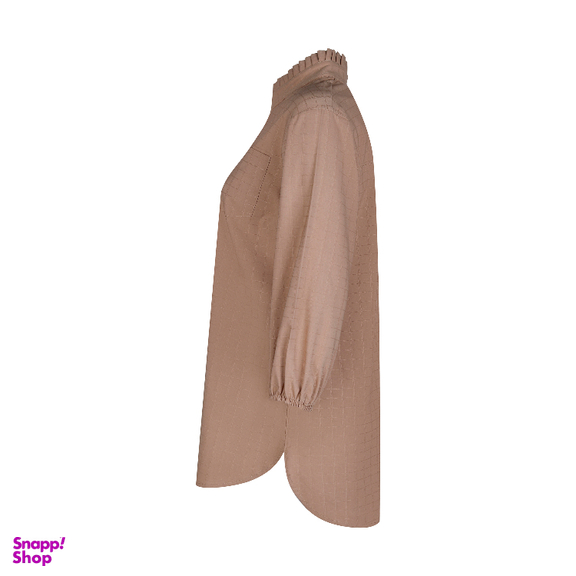 شومیز زنانه لوینت مدل پلیسه کد 6082 رنگ کرم