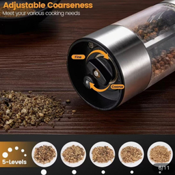 فلفل ساب و نمک ساب شارژی مدل HN139256 ست 2 عددی