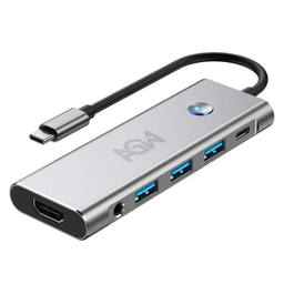 USB هاب 9 پورت Type-C ای جی دبلیو مدل BYL-2410
