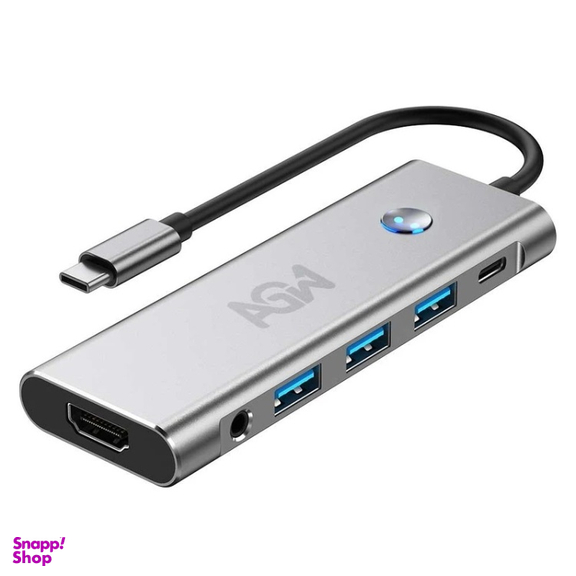 USB هاب 9 پورت Type-C ای جی دبلیو مدل BYL-2410