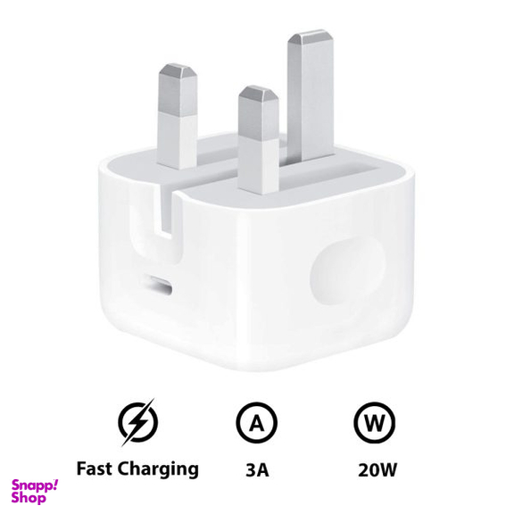 شارژر دیواری 20 وات طرح اپل مدل USB-C کد B65189