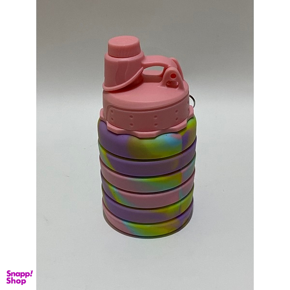 قمقمه سیلیکونی مدل تاشو کد GHCAB گنجایش 0.5 لیتر