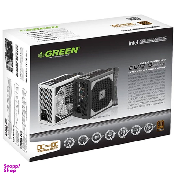 منبع تغذیه کامپیوتر گرین مدل GP480A-EUD