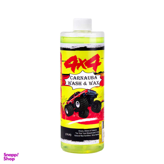 شامپو واکس کارنوبا فور بای فور مدل Carnauba Wash and Wax کد 885759 حجم 1 لیتر