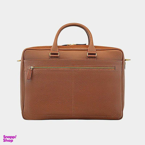 کیف اداری مردانه نوین چرم مدل منتو کد Fd - BE4988