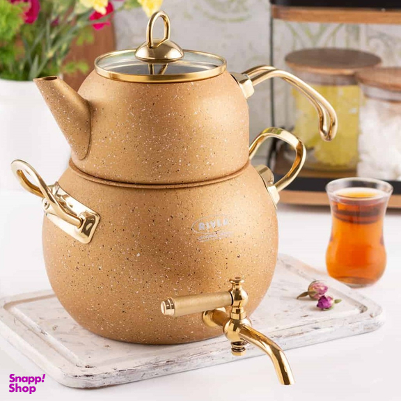 ست کتری و قوری شیردار گرانیتی ریور مدل 0011