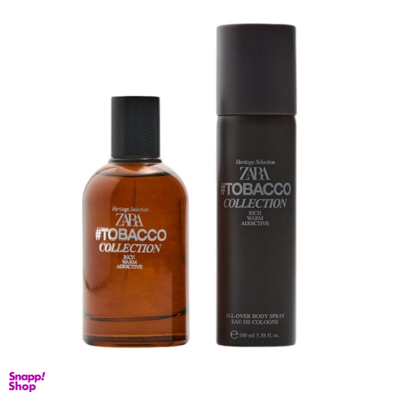 ادوپرفیوم مردانه زارا مدل Tobacco Collection به همراه اسپری