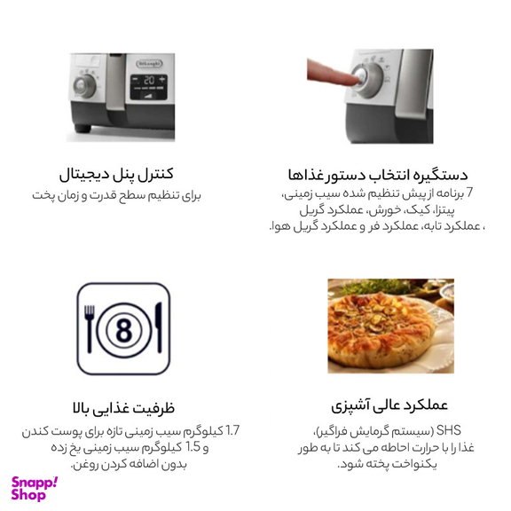 هواپز 3.5 لیتر دلونگی مدل FH1396/1 EX1