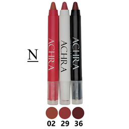 رژ لب جامد جامد مخملی آچرا مدل N مجموعه 3 عددی