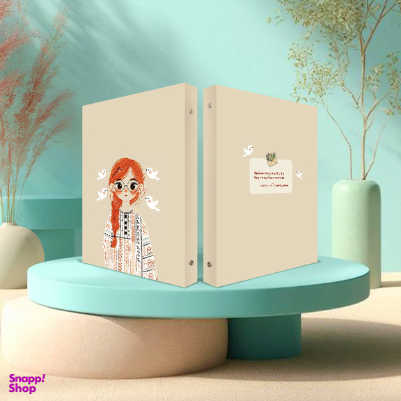 بسته لوازم تحریر پدیده نقش طرح گیسو کمند مجموعه 2 عددی