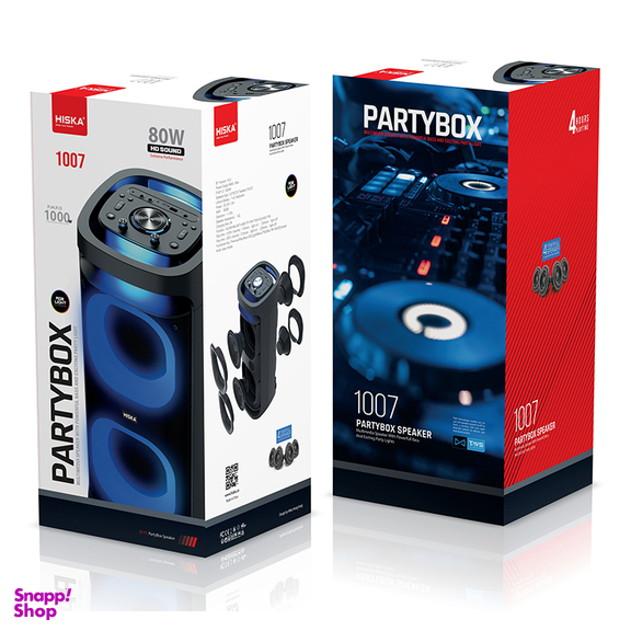 اسپیکر بلوتوثی قابل حمل هیسکا مدل Party Box 1007