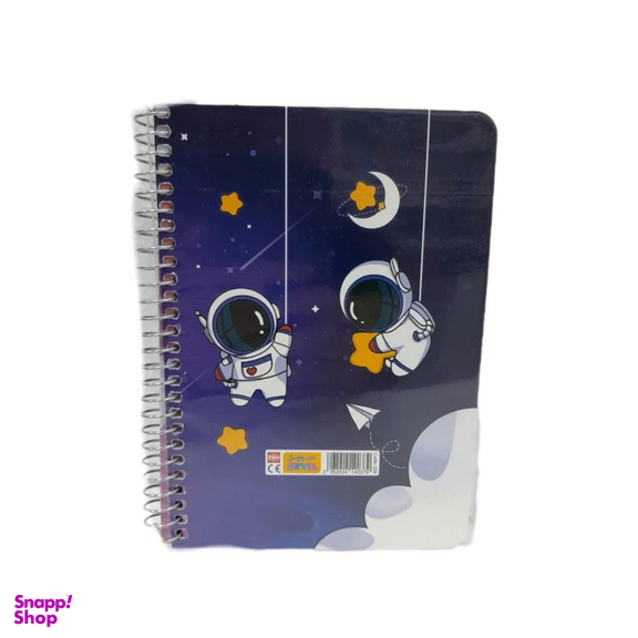 دفترچه یادداشت سیمی ۸۰ برگ سویل طرح فضانورد کد 226