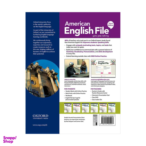 کتاب American English File Starter 3rd اثر جمعی از نویسندگان انتشارات آکسفورد