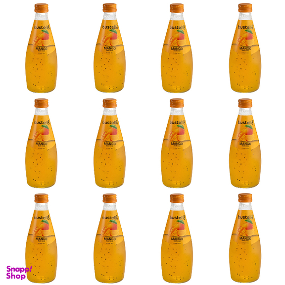 آبمیوه تخم شربتی انبه باستلو حجم 300 میلی لیتر بسته 12 عددی